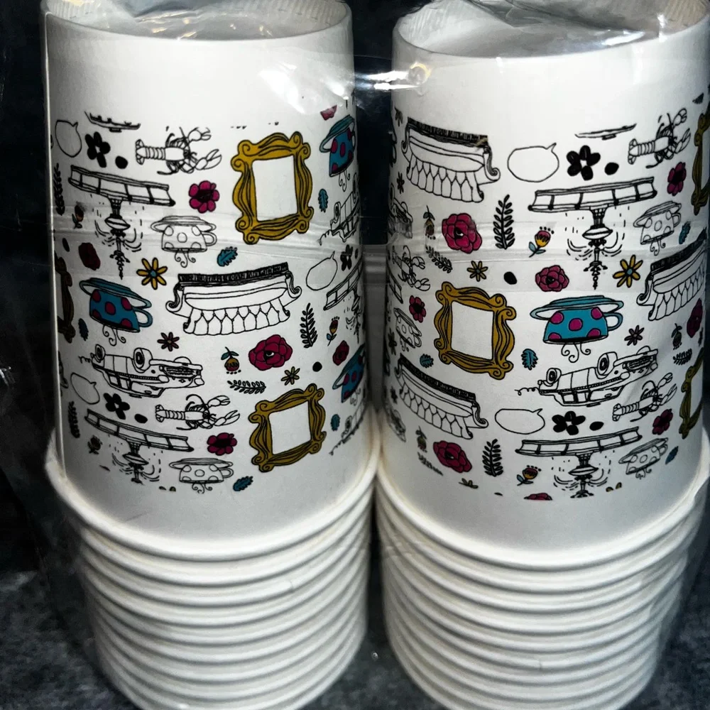 Friends TV Show Cups Set-20 Rachel Monica Joey Chandler Phoebe